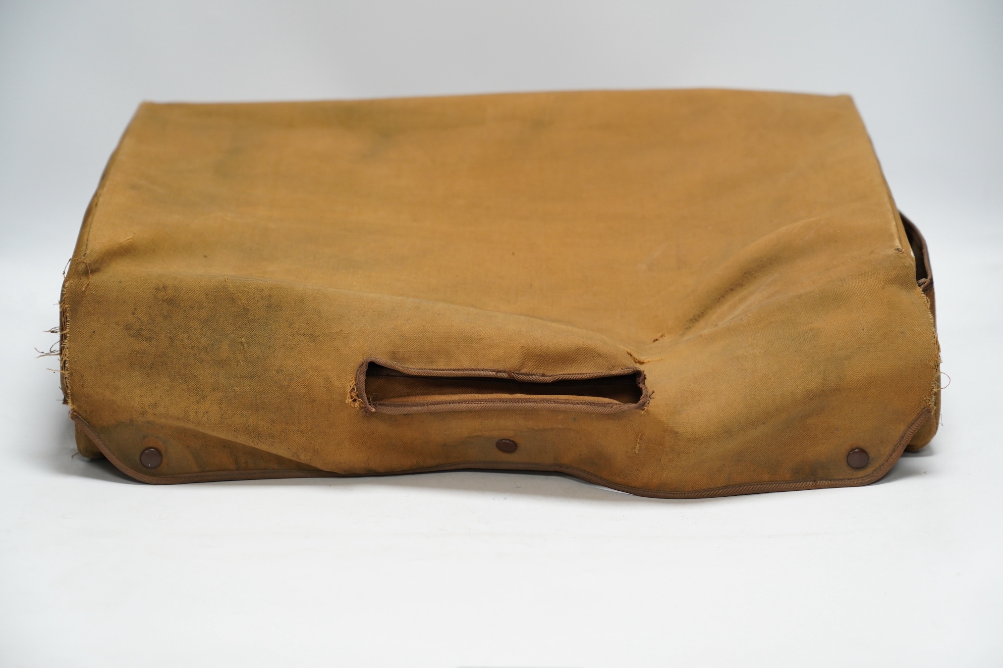 A Finnigans leather lady's case with canvas cover.